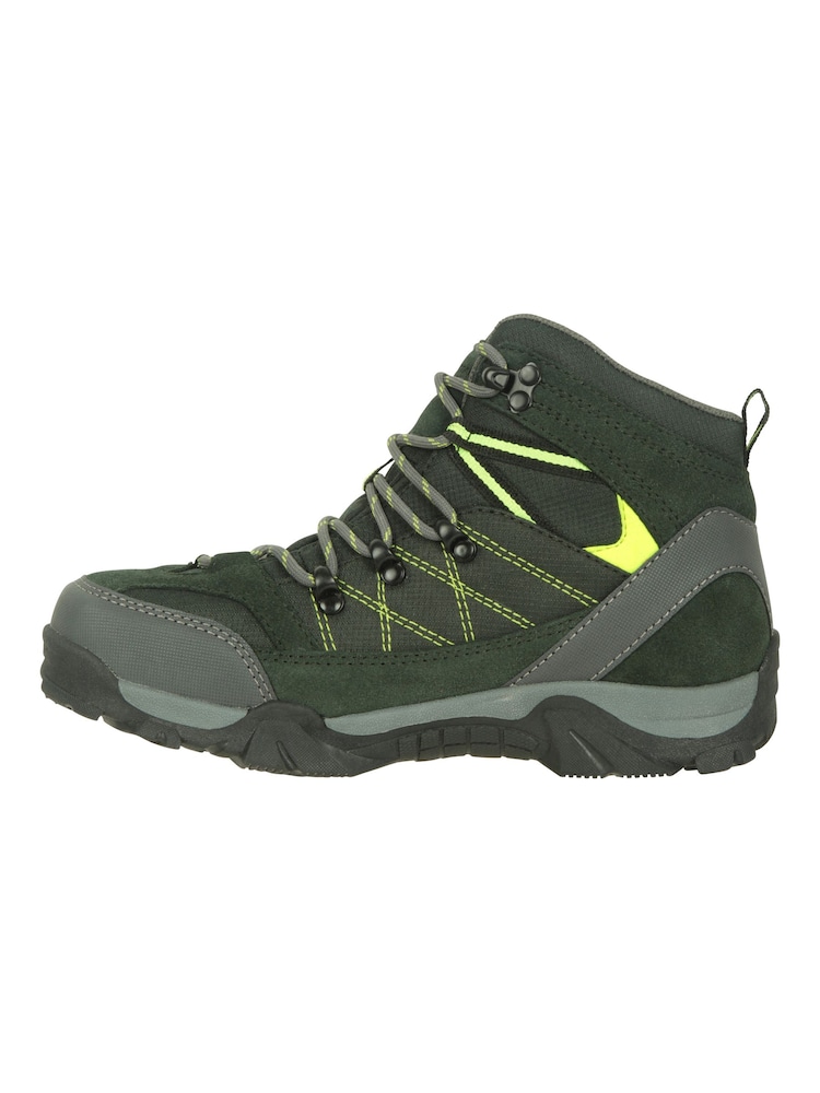 Mountain Warehouse Green Kids Trail Waterproof Walking Boots - Image 4 of 6