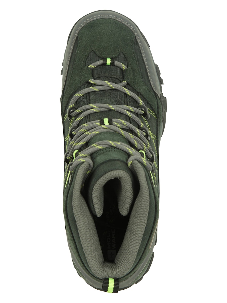 Mountain Warehouse Green Kids Trail Waterproof Walking Boots - Image 5 of 6