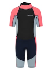 Mountain Warehouse Pink Kids Shorty 2.5/2mm Wetsuit - Image 1 of 6