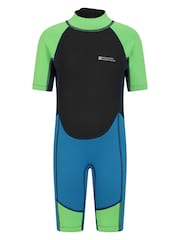 Mountain Warehouse Mid Blue Kids Shorty 2.5/2mm Wetsuit - Image 1 of 6