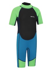 Mountain Warehouse Mid Blue Kids Shorty 2.5/2mm Wetsuit - Image 2 of 6