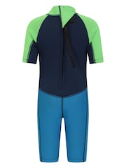 Mountain Warehouse Mid Blue Kids Shorty 2.5/2mm Wetsuit - Image 4 of 6