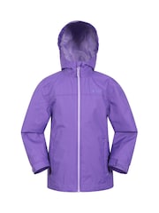 Vijolična - Mountain Warehouse otroška nepremočljiva jakna Torrent - Slika 1 iz 5