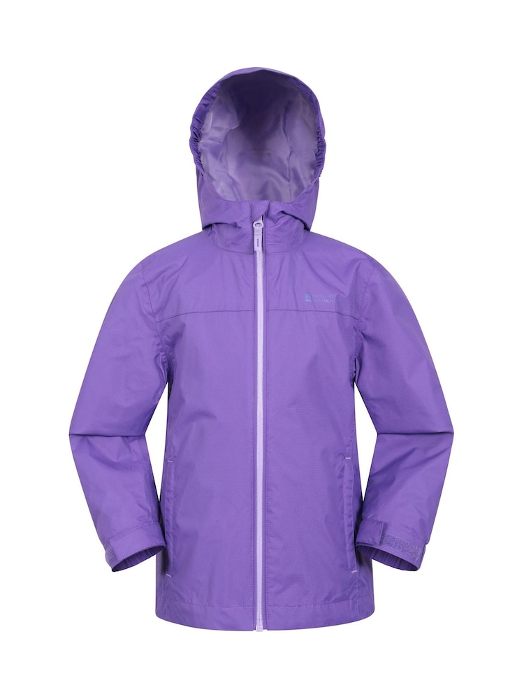 Vijolična - Mountain Warehouse otroška nepremočljiva jakna Torrent - Slika 1 iz 5