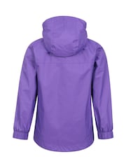 Vijolična - Mountain Warehouse otroška nepremočljiva jakna Torrent - Slika 3 iz 5