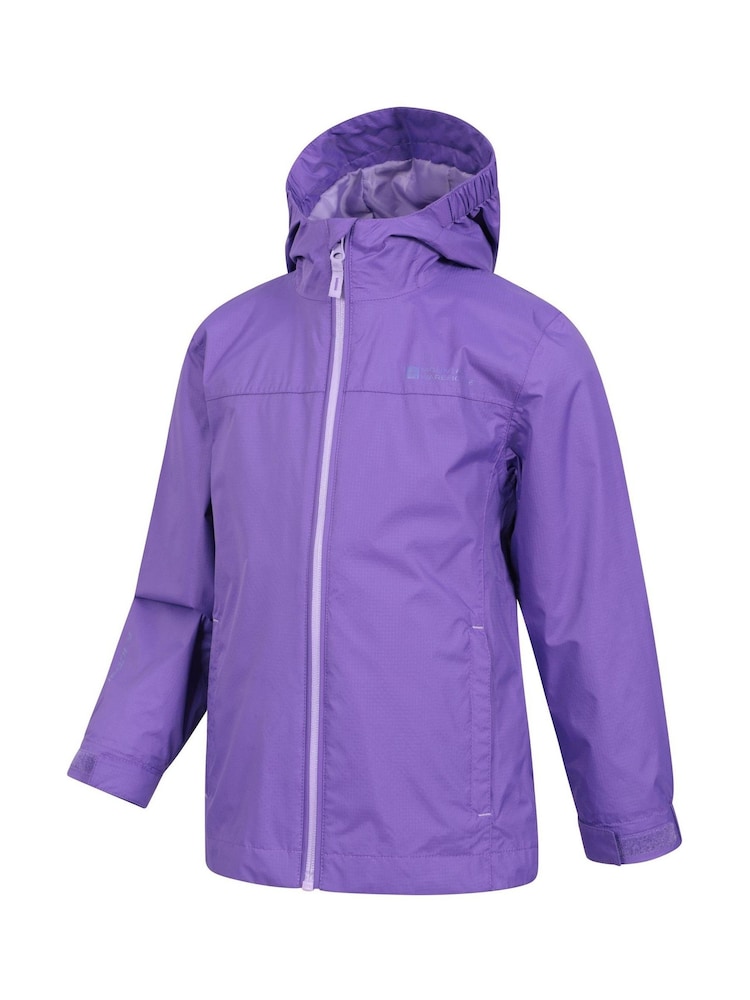 Mountain Warehouse Purple Kids Torrent Waterproof Jacket - Image 4 of 5
