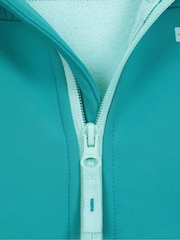 أزرق متوسط - سترة ناعمة مضادة للماء للأطفال Exodus من Mountain Warehouse - صورة 9 من 9