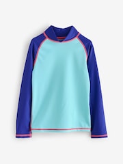 Mountain Warehouse Green Kids Long Sleeve Rash Vest - Image 1 of 1