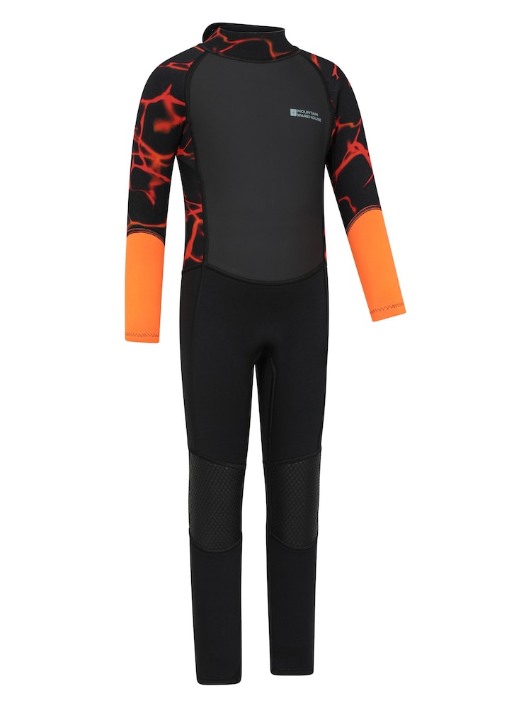 Mountain Warehouse Blue Kids Printed Full Length Wetsuit - Image 2 of 6 Mountain Warehouse Blue Kids Printed Full Length Wetsuit - Image 2 of 6