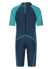 Mountain Warehouse Mid Blue Denim Kids Shorty 2.5/2mm Wetsuit - Image 4 of 6