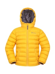 Mountain Warehouse Yellow Seasons II Kids Water-Resistant Padded Jacket - Image 1 of 5