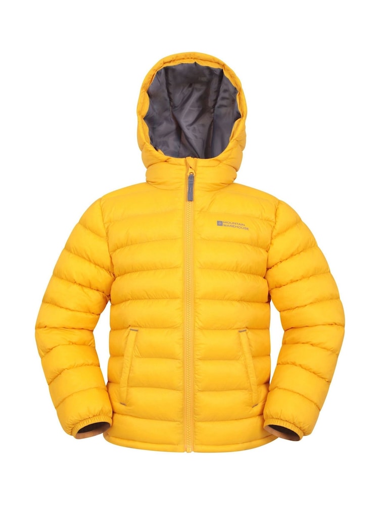 Mountain Warehouse Yellow Seasons II Kids Water-Resistant Padded Jacket - Image 1 of 5
