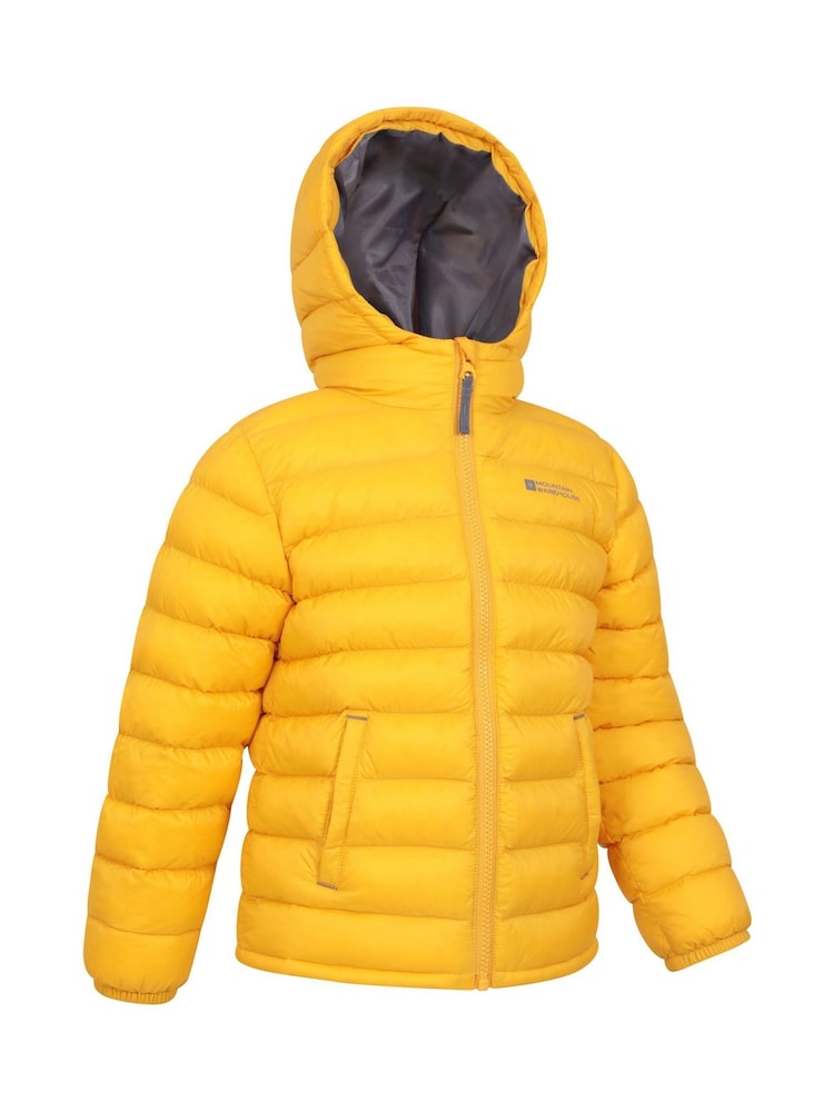 Mountain Warehouse Yellow Seasons II Kids Water-Resistant Padded Jacket - Image 4 of 5