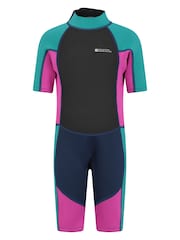 Mountain Warehouse Purple Kids Shorty 2.5/2mm Wetsuit - Image 1 of 6