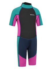 Mountain Warehouse Purple Kids Shorty 2.5/2mm Wetsuit - Image 2 of 6