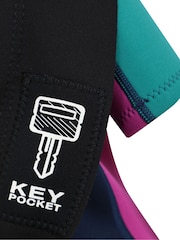 Mountain Warehouse Purple Kids Shorty 2.5/2mm Wetsuit - Image 6 of 6
