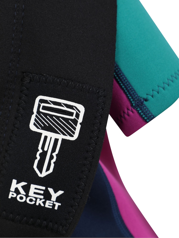 Mountain Warehouse Purple Kids Shorty 2.5/2mm Wetsuit - Image 6 of 6