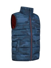 Gris medio - Mountain Warehouse Kids Rocko Printed Padded Gilet - Imagen 2 de 5