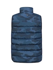 Gris medio - Mountain Warehouse Kids Rocko Printed Padded Gilet - Imagen 3 de 5