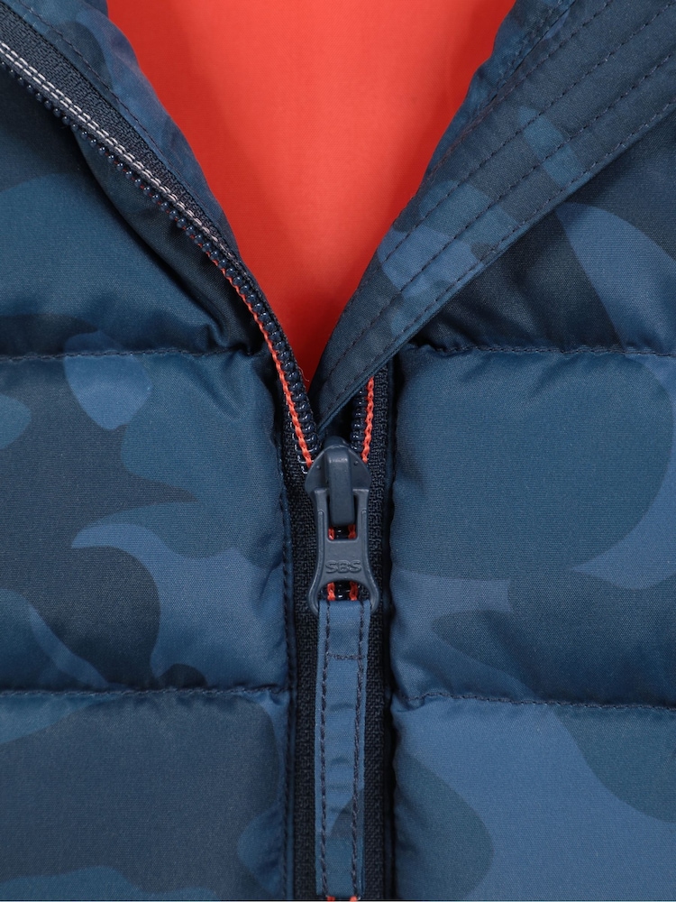 Gris medio - Mountain Warehouse Kids Rocko Printed Padded Gilet - Imagen 5 de 5