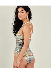 بدلة سباحة بكتف واحدة كروشيه من Accessorize - صورة 2 من 4