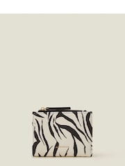 Accessorize Zebra Print Black Wallet - Image 1 of 3