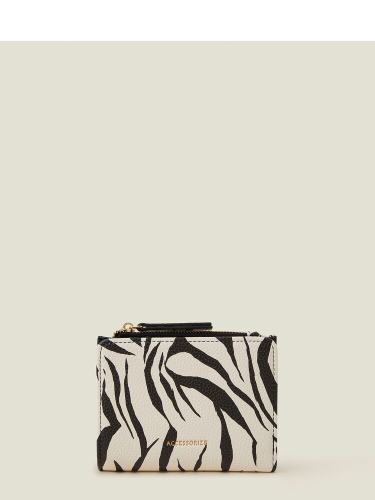 Accessorize Zebra Print Black Wallet - Image 1 of 3