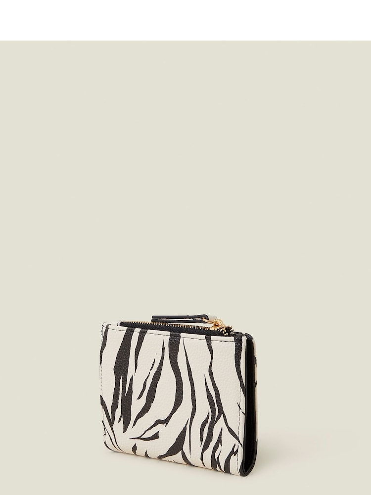 Accessorize Zebra Print Black Wallet - Image 2 of 3
