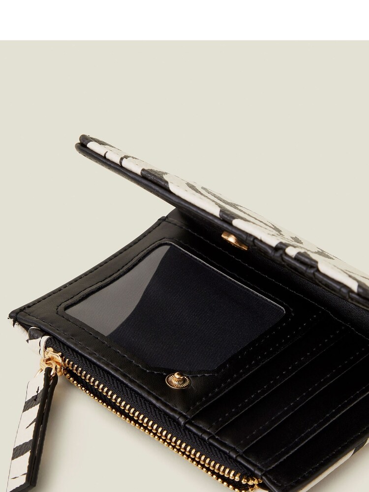 Accessorize Zebra Print Black Wallet - Image 3 of 3