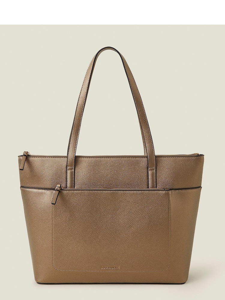 Accessorize Naravna torba Classic Pocket Totes - Slika 1 iz 3