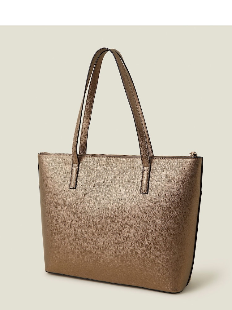 Accessorize Naravna torba Classic Pocket Totes - Slika 2 iz 3