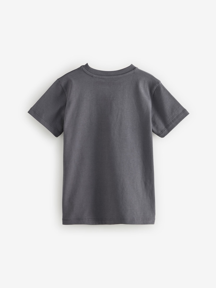 Grey Licensed Minecraft T-Shirt (3-16yrs) - Image 2 of 4 Grey Licensed Minecraft T-Shirt (3-16yrs) - Image 2 of 4