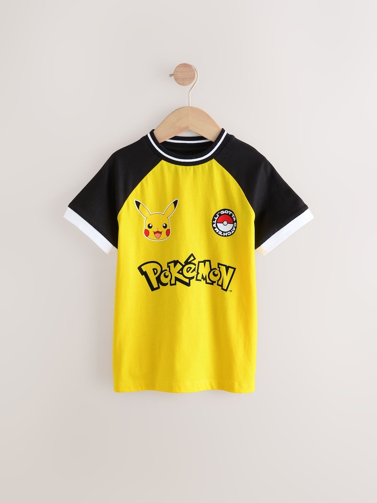 Yellow Pokémon License Short Sleeve T-Shirt (4-16yrs) - Image 1 of 4