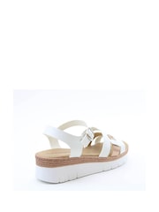 Heavenly Feet White/Gold Fortino Sandals - Image 2 of 4