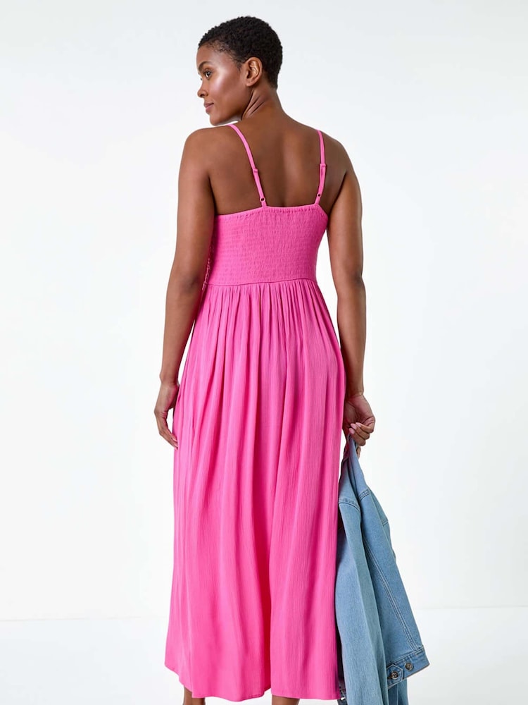 Rochie midi cu corset din dantelă Roman și detalii încrețite - Image 3 of 5