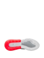 Nike Grey/Red Youth Air Max 270 Trainers - Image 4 of 4