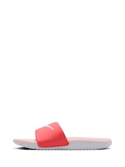 Nike Orange/Pink Junior/Youth Kawa Sliders - Image 2 of 7