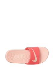Nike Orange/Pink Junior/Youth Kawa Sliders - Image 5 of 7