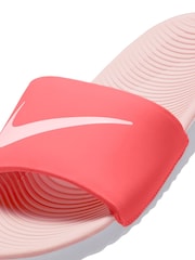 Nike Orange/Pink Junior/Youth Kawa Sliders - Image 7 of 7