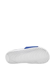 Nike Blue/Grey Junior/Youth Kawa Sliders - Image 4 of 4