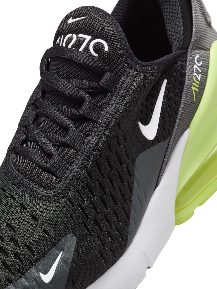 Zwart-gele Twisst - Nike Air Max 270 jeugdsportschoenen - Image 10 of 11