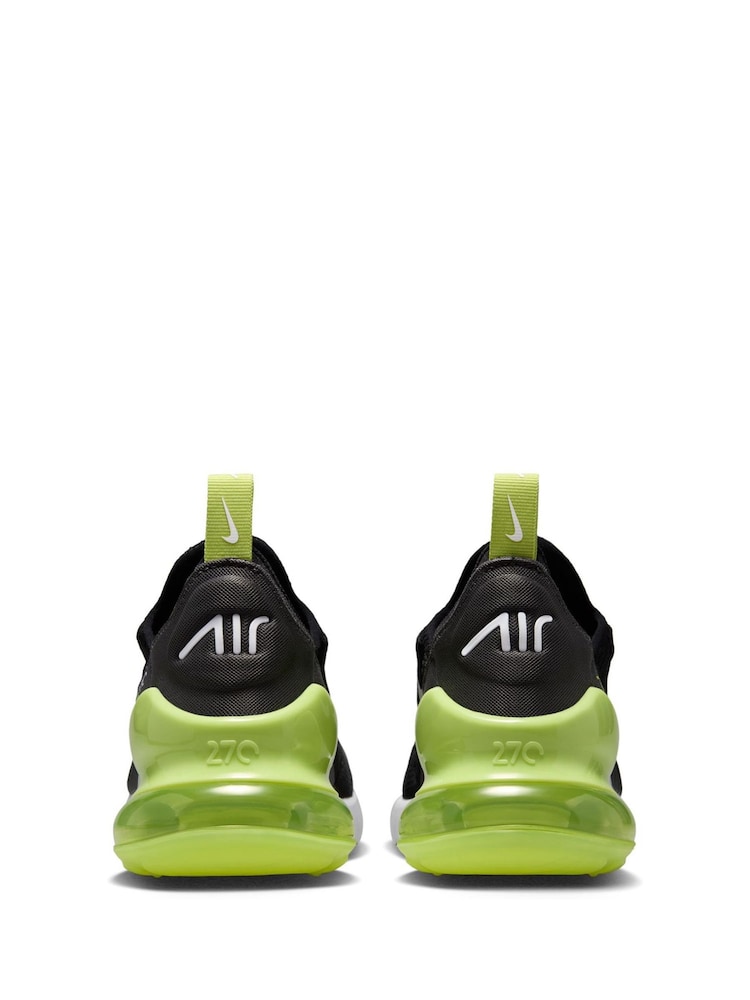 Zwart-gele Twisst - Nike Air Max 270 jeugdsportschoenen - Image 6 of 11