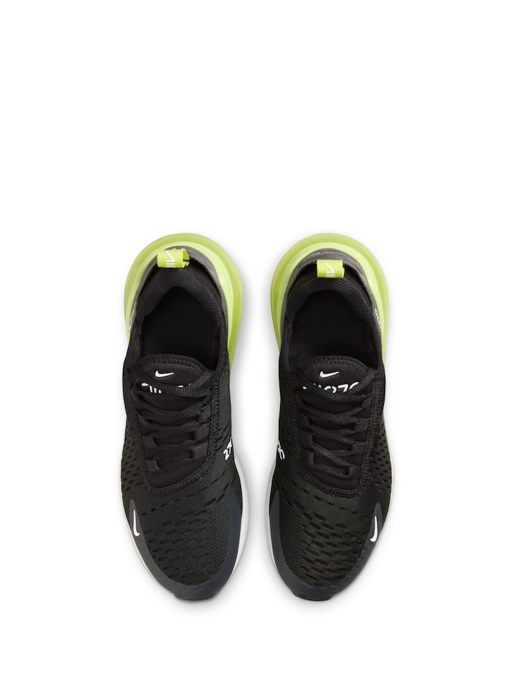 Zwart-gele Twisst - Nike Air Max 270 jeugdsportschoenen - Image 7 of 11