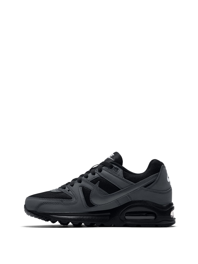 Nike Black Anthracite Grey Air Max Command Flex Trainers - Image 2 of 6