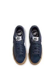 Nike Thunder Blue Court Legacy Trainers - Image 9 of 11