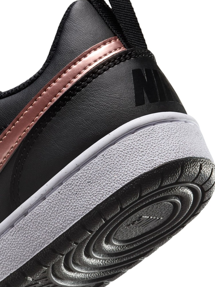 Nike Black/Bronze Court Borough Recraft Trainers - Image 10 of 10