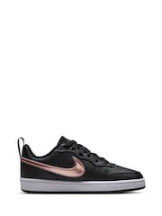 Nike Black/Bronze Court Borough Recraft Trainers - Image 3 of 10