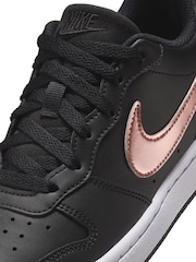 Nike Black/Bronze Court Borough Recraft Trainers - Image 9 of 10