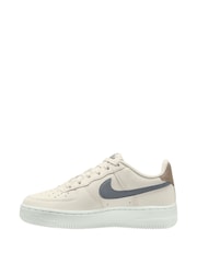 Nike Off White Grey Air Force 1 Youth Trainers - Image 2 of 4