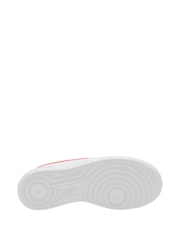 Nike White/Coral Air Force 1 Youth Trainers - Image 4 of 4